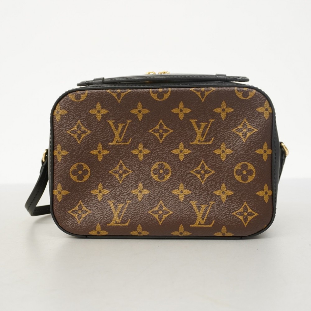 LOUIS VUITTON Monogram Santonge M43555 Shoulder Bag Brown Noir - Picture 10 of 10